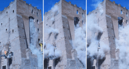 Medieval tower in Rome collapses during renovations, injuring worker
