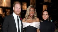 Meghan and Harry's party weekend! Sussexes attended charity gala with Serena Williams before Kris Jenner's birthday party - while Royal Family marked Remembrance Sunday