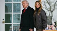Melania Trump braves gloomy D.C. weather in oversized bomber jacket