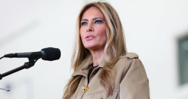Melania Trump delivers 'dystopian' speech to troops sparking meltdown
