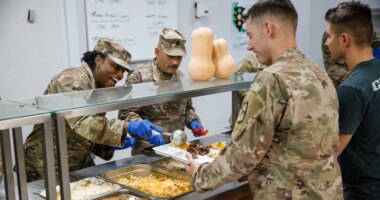 Military reveals just how much turkey shipped globally to ensure American troops enjoy Thanksgiving meal