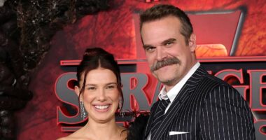 Millie Bobby Brown and David Harbour's shock Stranger Things reunion
