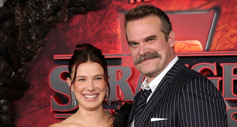 Millie Bobby Brown and David Harbour's shock Stranger Things reunion