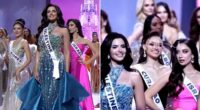 Miss Israel says she was bombarded with death and rape threats over 'edited' footage that suggested she scowled at Miss Palestine, and releases 'original footage'