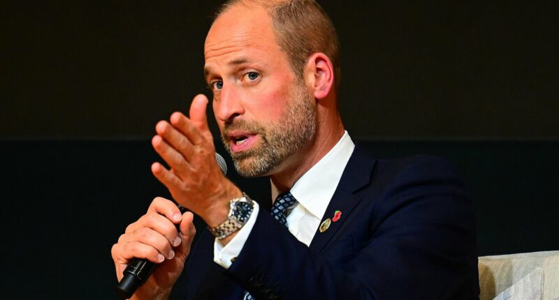 Moment Prince William won't be drawn on Andrew scandal