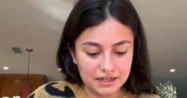 Moment lifelong vegetarian tries a steak for the first time