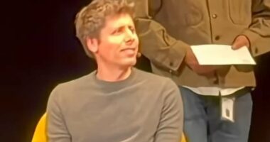 Moment tech CEO Sam Altman is  subpoenaed on stage during live event