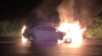 Moment teen's first car is firebombed as Melbourne crime wave spirals