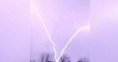 Storms hit South-East Queensland once again, but also struck further west near Toowoomba.