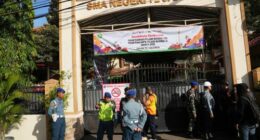 explosions went off at a high school compound in Jakarta