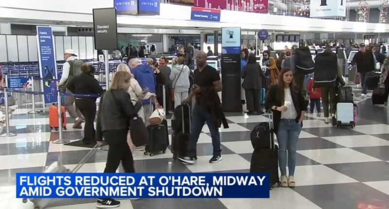 National airspace system status: Flight cancellations at Chicago's O'Hare, Midway airports begin as FAA reduces capacity