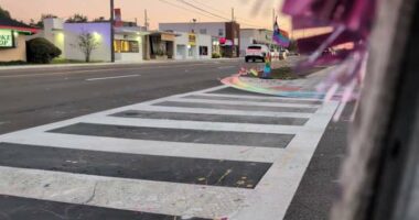 Nearly 100 days after rainbow crosswalk removal, tensions rise following protestor arrests