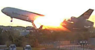 New images show fire on doomed UPS plane during takeoff, NTSB report reveals how engine ripped off