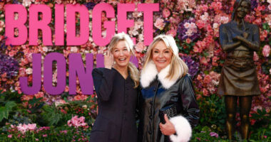 New statue of Bridget Jones joins other film icons in London's Leicester Square