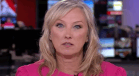Newsreader Martine Croxall.