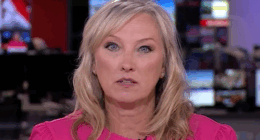 Newsreader Martine Croxall.