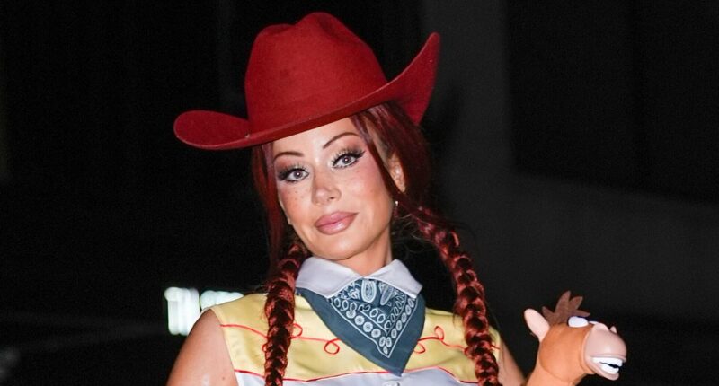 Olivia Attwood in Toy Story look at Heidi Klum Halloween bash