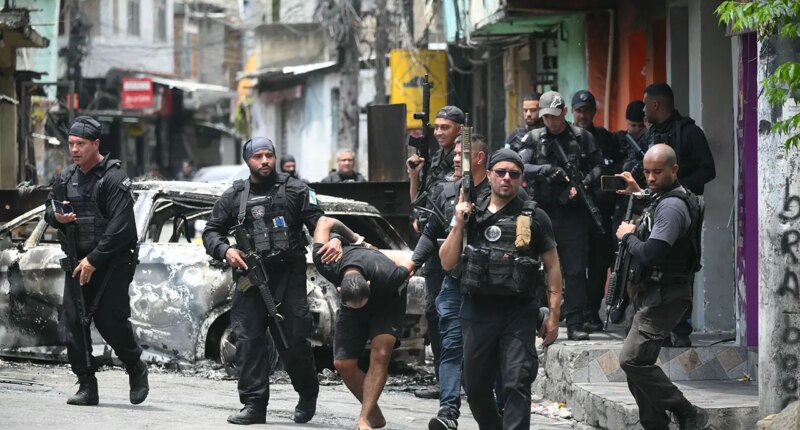 Over 100 killed in Brazil’s deadliest police raid as Rio authorities battle drug gangs in favelas