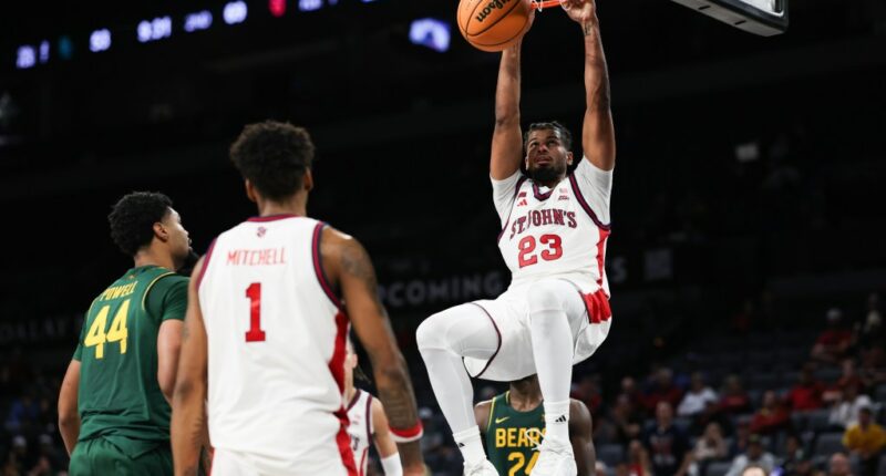 PHOTOS: St. John’s Basketball win over Baylor at Players Era Championship tournament