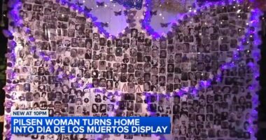 Pilsen, Chicago homeowner's annual Dia de los Muertos, or Day of the Dead, display draws visitors from across area