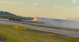 Cargo plane crashes at US Louisville airport, sparking huge fireball