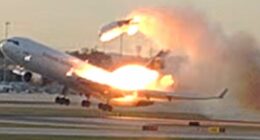 Plane whose engine flew off was suffering from 'metal fatigue'