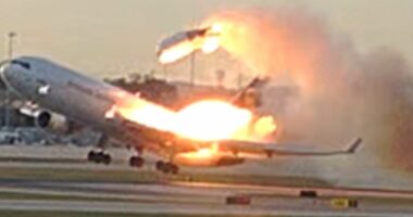 Plane whose engine flew off was suffering from 'metal fatigue'