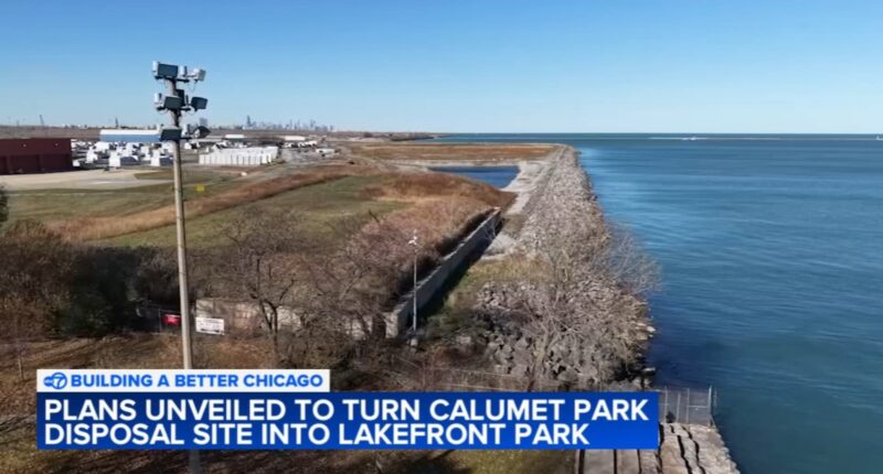 Plans unveiled to turn Calumet Park disposal site on Chicago's Southeast Side into lakefront park