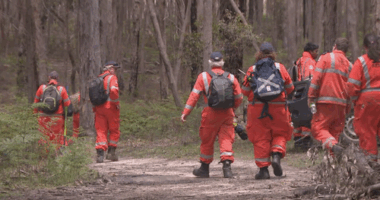 SES volunteers were part of a dedicated team searching Enfield State Park for traces of the missing mum.