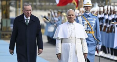 Pope Leo XIV opens first foreign trip in Turkey with a visit to Christianity’s early heartlands