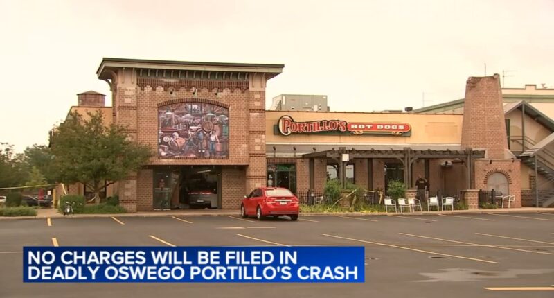 Portillo's Oswego news: No charges filed after car crash into restaurant kills Finnegan McKee, 2, caused by driver error: Police