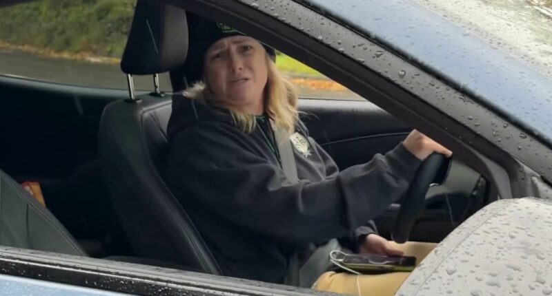 Portland mom tries to chase down ICE in her electric Mustang