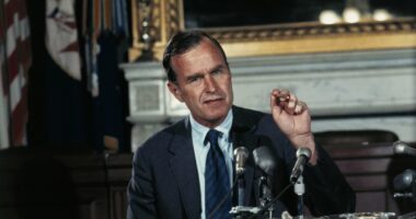 President George HW Bush's 1964 alien contact secret 'revealed'