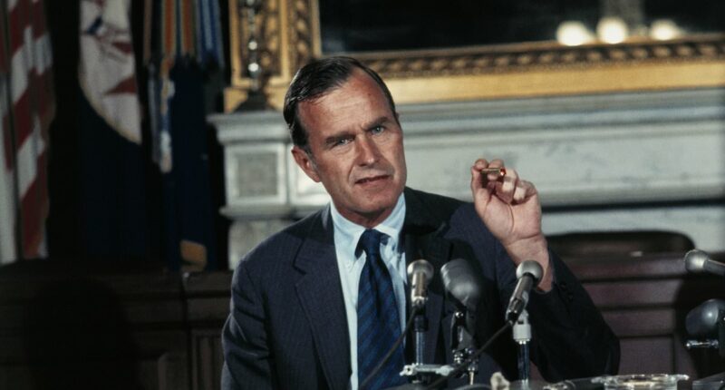 President George HW Bush's 1964 alien contact secret 'revealed'