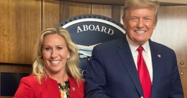 President Trump's brutal reaction to MTG quitting