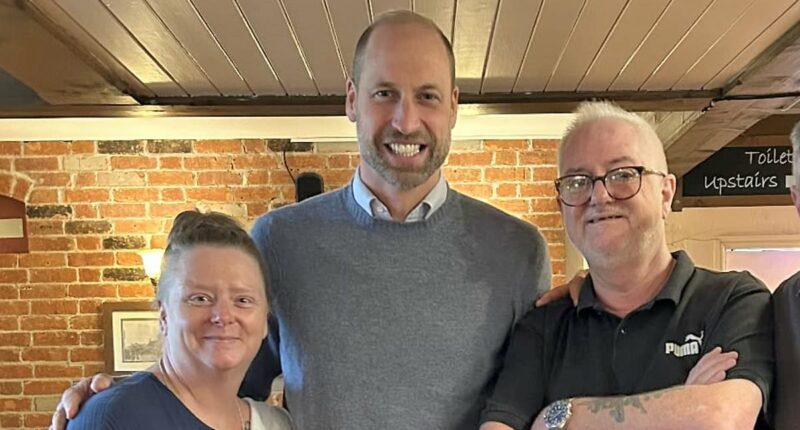 Prince of Ales! William stuns staff at country pub as he enjoys traditional lunch with royal entourage