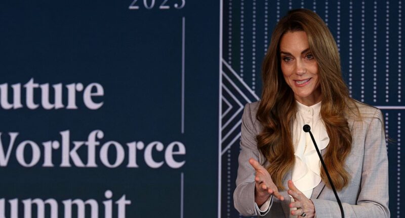 Princess of Wales says 'love is the most essential bond' in heartwarming first public speech since her cancer diagnosis - as she attends business summit with Gareth Southgate