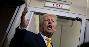 'Quiet, piggy': Trump snaps at reporter over Epstein question