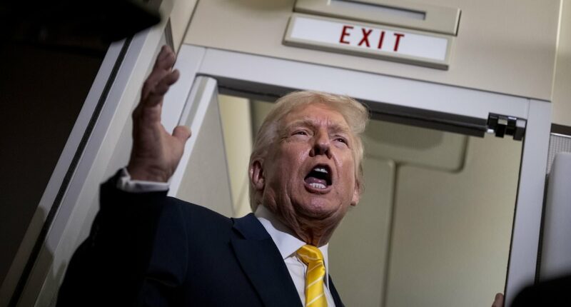 'Quiet, piggy': Trump snaps at reporter over Epstein question