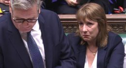 Rachel Reeves hints at what caused her Commons weeping