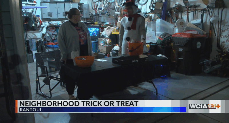 Rantoul neighborhood lights up the night for hundreds of trick-or-treaters