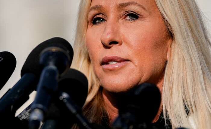 Rep. Marjorie Taylor Greene of Georgia, former Trump loyalist, says she is resigning from Congress