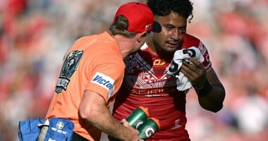 Eli Katoa suffered three separate head knocks last Sunday afternoon, with one coming in the pre-game warm-up