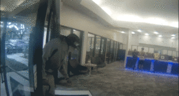 Robber’s fake limp vanishes during bank heist caught on camera, police say