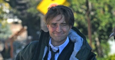 Robert Pattinson sports black eye on set of film Here Comes The Flood