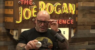 Rogan claims he's FIXED his bad eyesight with 'red lights' and radical pill regime