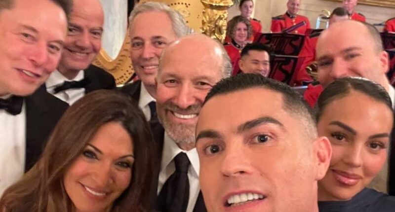 Ronaldo poses for White House selfie with Musk after dinner with Trump