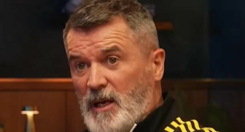 Roy Keane left 'raging' after his phone goes off during Stick to Football recording - leaving Gary Neville, Jamie Carragher and Ian Wright 'in stitches'