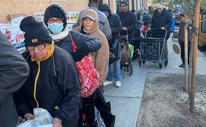 SNAP benefits cut off during shutdown, driving long lines at food pantries