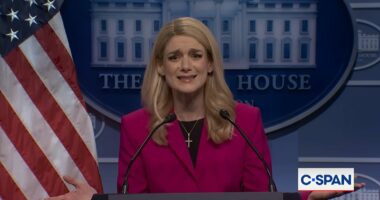 SNL humiliates Karoline Leavitt in skit spoofing her fights with CNN